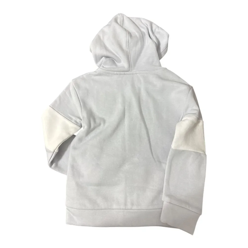 Puma Kids Full Zip Hoodie Sweatshirt Light Gray Block Athletic Size 5‎